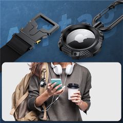 Tech-Protect TPUCarbon case for Apple AirTag - black-thumb-4