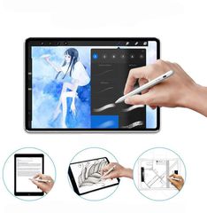 Tech-Protect Digital Stylus Magnetic for iPad - White-thumb-4