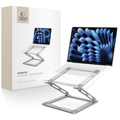 Tech-Protect ULS400 universal foldable stand for laptops up to 17" - gray-thumb-0