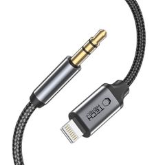 Tech-Protect UltraBoost audio Lightning / mini jack 3.5mm cable 1m - black-thumb-1