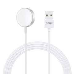Tech-Protect UltraBoost Magnetic Inductive Charger with USB-A Connector for Apple Watch 1.2m - White