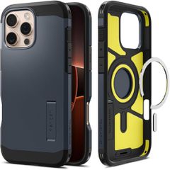 Spigen Tough Armor MagSafe Case with Stand for iPhone 16 Pro Max - Dark Gray