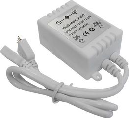 LED RGB Ενισχυτής Σήματος Πλαστικός 12v (144w) - 24v (288w) GloboStar 77407