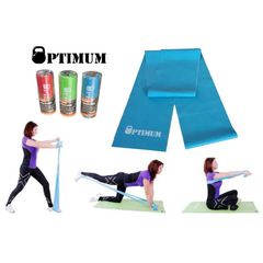Λάστιχο Σκληρό Latex Gym Band 250X15cm Μπλε Optimum