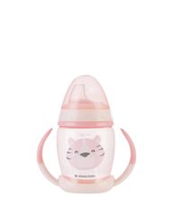 Kikka Boo Κύπελλο Με Στόμιο Σιλικόνης 200ml Happy Face Pink