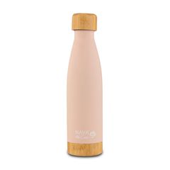 Θερμός Μπουκάλι Ανοξείδωτο Bamboo We Care Ροζ 500ml Nava