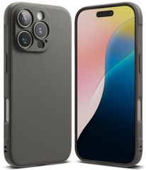 Θήκη Σιλικόνης Ringke Onyx Durable TPU Case Cover for iPhone 16 Pro Max Gray (N909E64)