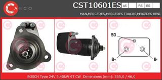μιζα______ ΜΙΖΑ 24V 5,4KW CST10601ES             1516707R