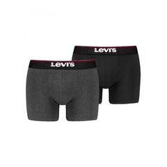 Levis Ανδρικό Μπόξερ Βαμβακερό Σετ 2 Τεμαχίων Με Φαρδύ Λάστιχο & Logo