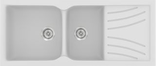 Sanitec Νεροχύτης 323 Classic 115×50 323-00-White
