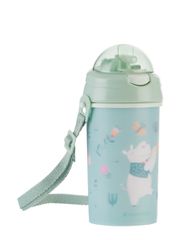 Kikka Boo Παγούρι Με Καλαμάκι Σιλικόνης 450ml Music Fest Mint