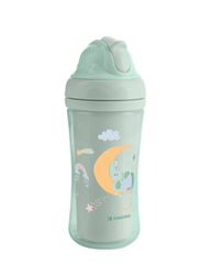 Kikka Boo Παιδικό Κύπελλο Mε Καλαμάκι Σιλικόνης 220ml Moony Me Mint