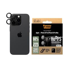 PanzerGlass - Hoops Lens Protector - iPhone 16 Pro/iPhone 16 Pro Max - Black / Electronics-thumb-2