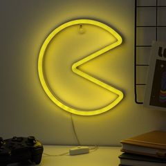 Pac Man Wall Mountable LED Neon Light / Fan Shop and Merchandise