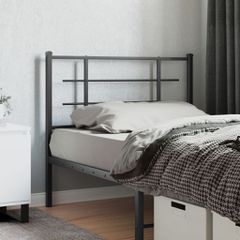 vidaXL Ανταλλακτικό κεφαλάρι Μαύρο 107 εκ. Μεταλλικό