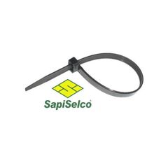 Δεματικά καλωδίων μαύρα 300mmΧ4,5mm Ιταλίας (100ΤΕΜ) Sapiselco