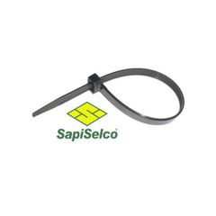Δεματικά καλωδίων μαύρα 200mmΧ2,5mm Ιταλίας (100ΤΕΜ) Sapiselco