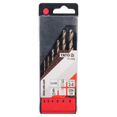 ΤΡΥΠΑΝΙΑ ΚΟΒΑΛΤΙΟΥ Co ΣΕΤ 6τεμ 2-8mm YATO YT-41602