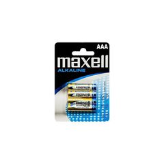 MAXELL Αλκαλικές μπαταρίες AAA LR03, 4τμχ-thumb-1