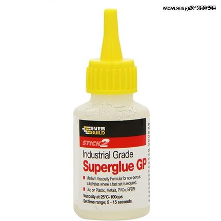 Κόλλα Στιγμής Βιομηχανική - Everbuild Industrial Grade Super Glue GP 20g