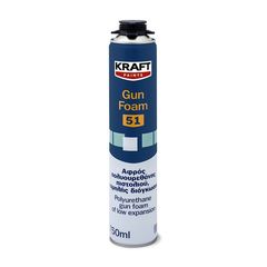 Αφρός πολυουρεθάνης Gun Foam 51 - Kraft Paints