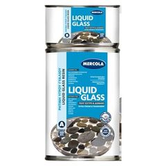 Διάφανη Ρητίνη Υγρού Γυαλιού Liquid Glass Mercola (24Kg)