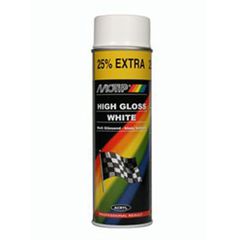 SPRAY ΜΟΤΙΡ ΓΥΑΛΙΣΤΕΡΟ 500Μ (Μαυρό-Λευκό-Κόκκινο-Μπλε)