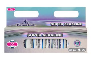 Αλκαλικές Μπαταρίες Powertech Batteries ΑΑ LR06 Premium Alkline 12 Pack 1.5V 4 X  Power Tech PT-862