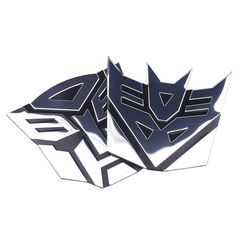 Transformers Αυτοκόλλητο Σήμα - Autobot και Decepticon 3D