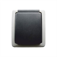 Πρίζα εξωτερική Ferrara γκρι