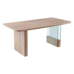 Τραπέζι Κουζίνας Faghan Μελαμίνη Καφέ 180x90x76cm