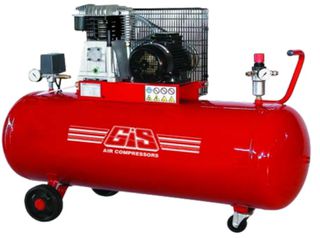 Αεροσυμπιεστής μονοφασικός 3hp 270L 1000rpm και κεφαλή Μαντεμένια GIS PREMIUM QUALITY