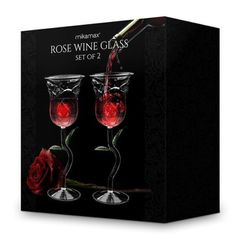 Rose Wine Glass Set / Gadgets-thumb-1