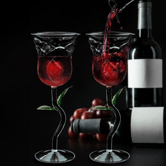 Rose Wine Glass Set / Gadgets