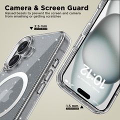 Tech-Protect FlexAir Hybrid MagSafe iPhone 16 Case - Clear-thumb-2