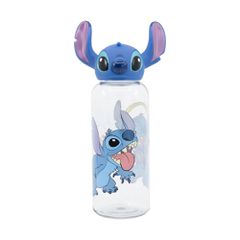 Stor: Stitch Flowers - 3D Figurine Bottle (560ml) (74860)