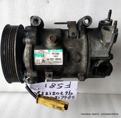 ΚΟΜΠΡΕΣΕΡ AIRCODITION SANDEN,SD6C12,9670318880,1363F,Citroen C3 2009-2017,(11-Ι8),F581