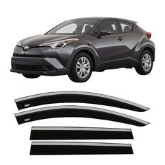 Ανεμοθραύστες Niken εξωτ. τοποθέτησης Chrome για Toyota C-HR 4τμχ