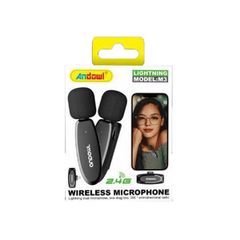 Andowl M3 Dual Wireless Lavalier Microphone for Mobile Phones - ANDOWL