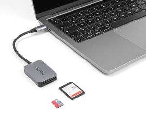 DELOCK card reader 91009 για SD & micro SD, USB-C, 5 Gbps, γκρι-thumb-1