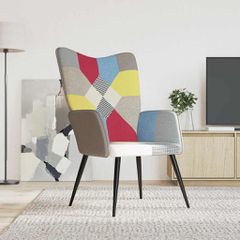 Πολυθρόνα Relax Σχέδιο Patchwork Υφασμάτινη 328185