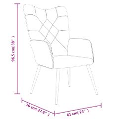 Πολυθρόνα Relax Σχέδιο Patchwork Υφασμάτινη 328185-thumb-6