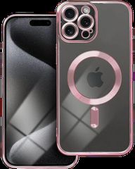 MagSafe TPU Color Chrome Case protect lens for iPhone 11 Pro Rose Gold