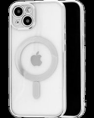 MagSafe TPU Color Chrome Case protect lens for iPhone 13 Silver