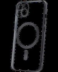 MagSafe TPU Color Chrome Case protect lens for iPhone 13 Black