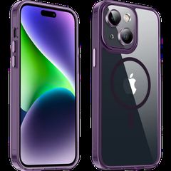MagSafe TPU Color Chrome Case protect lens for iPhone 13 Deep Purple