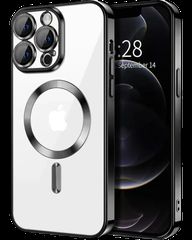 MagSafe TPU Color Chrome Case protect lens for iPhone 13 Pro Black