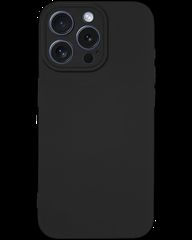 Silicon case protect lens for iPhone 15 Pro Max Black