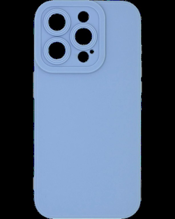 Silicon case protect lens for iPhone 15 Pro Sky Blue