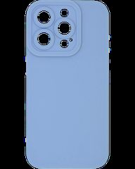 Silicon case protect lens for iPhone 15 Pro Sky Blue